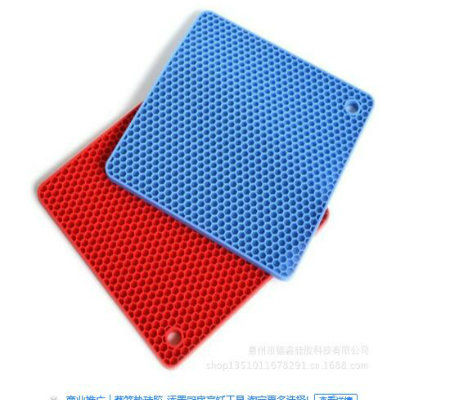 方形硅胶垫红加蓝